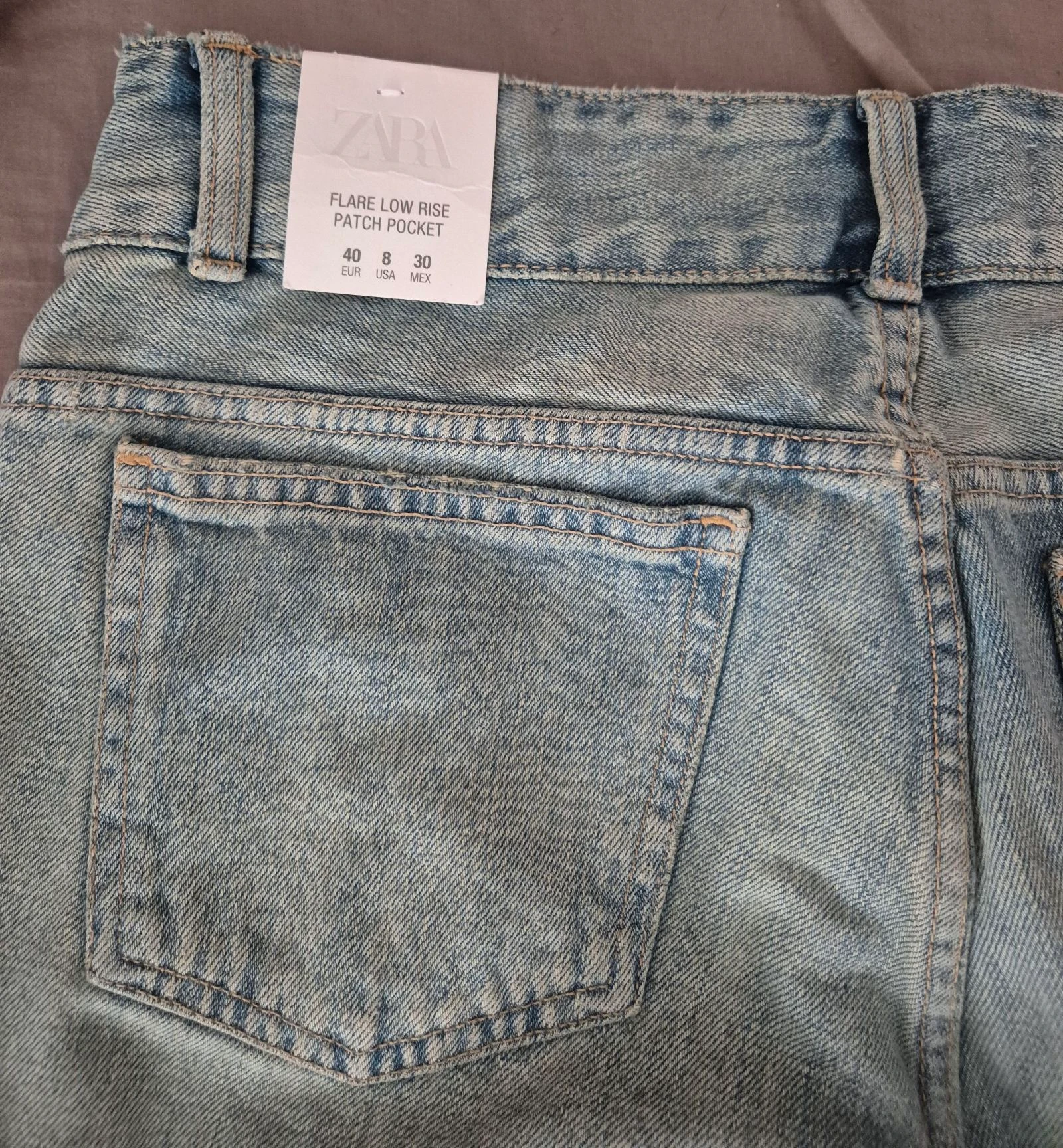 New Flare Jeans with tag size 40 Zara – photo 4
